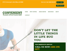 Tablet Screenshot of convenienttermite.com